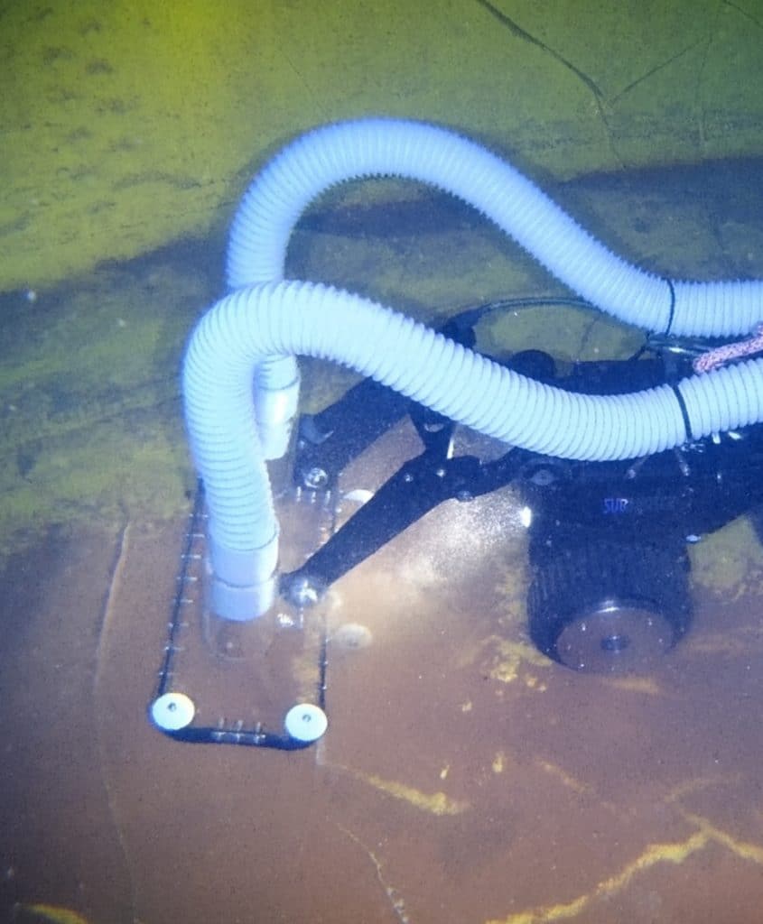 Inspection et nettoyage de cuves incendie Sprinkler par ROV
